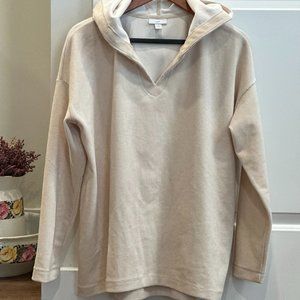 JJILL VELVET-SOFT KNIT PINCORD HOODIE | SIZE: M